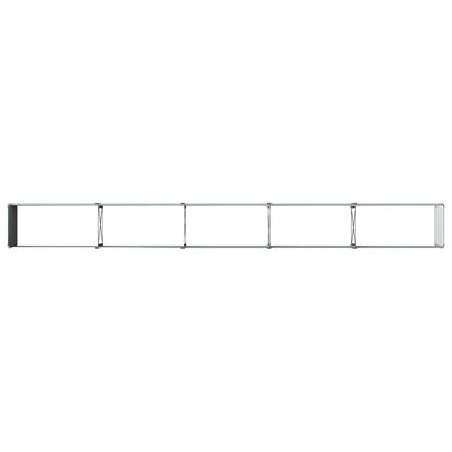 vidaXL Raised Garden Bed Green 400 x 40 x 55 cm Galvanized steel