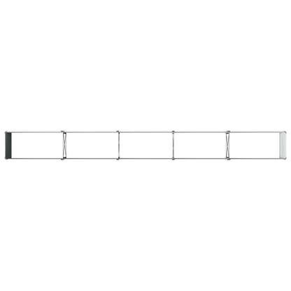 vidaXL Raised Garden Bed Grey 400 x 40 x 55 cm cold-rolled steel