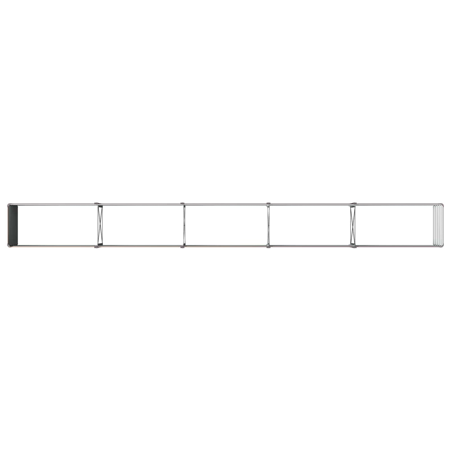 vidaXL Raised Garden Bed Brown 400 x 40 x 55 cm cold-rolled steel