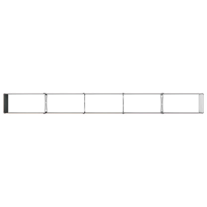 vidaXL Raised Garden Bed Brown 400 x 40 x 55 cm cold-rolled steel