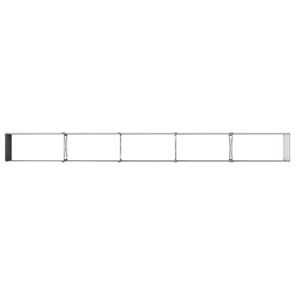 vidaXL Raised Garden Bed Anthracite 400 x 40 x 55 cm cold-rolled steel