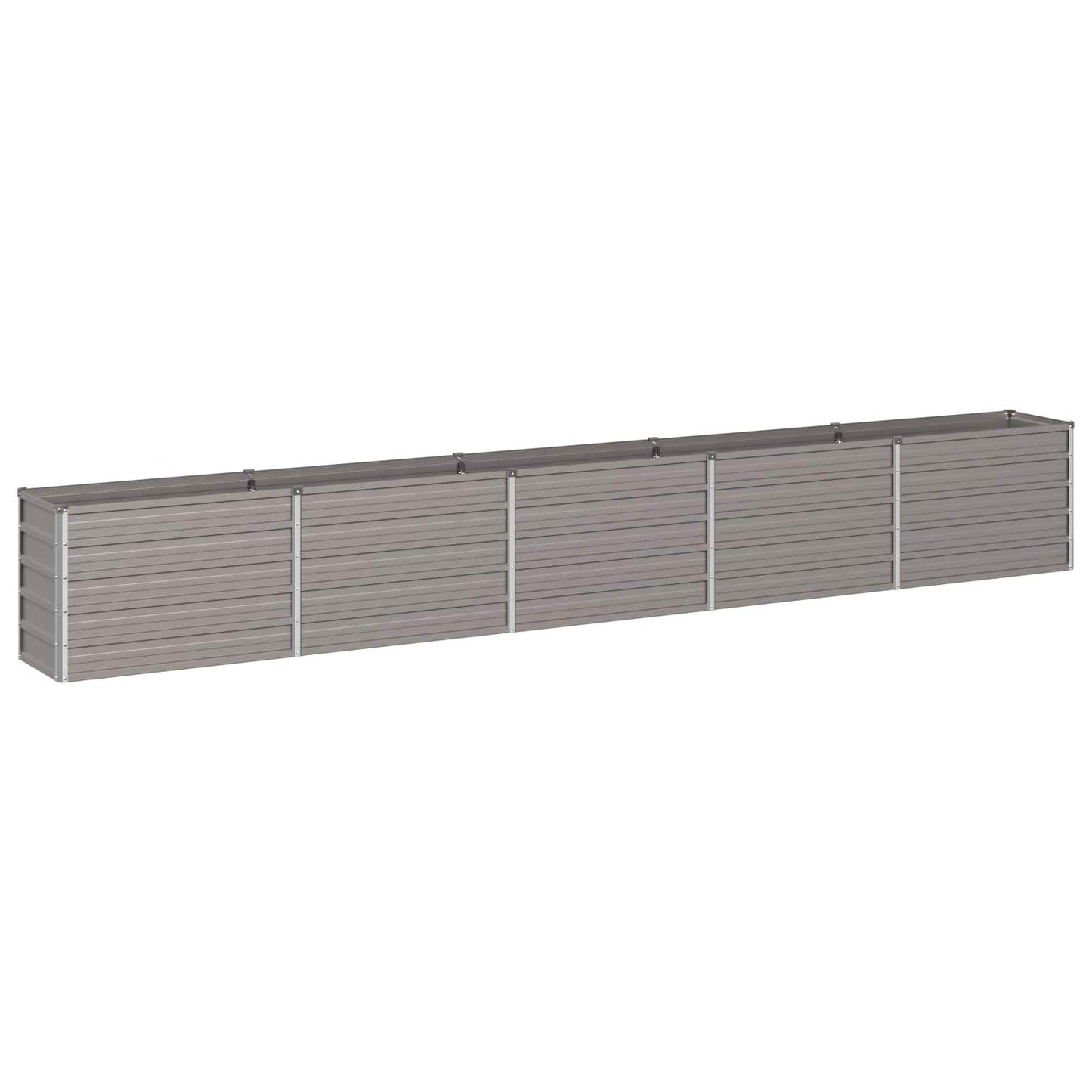 vidaXL Raised Garden Bed Rusty 400 x 40 x 55 cm corton