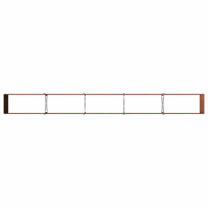 vidaXL Raised Garden Bed Rusty 400 x 40 x 55 cm corton