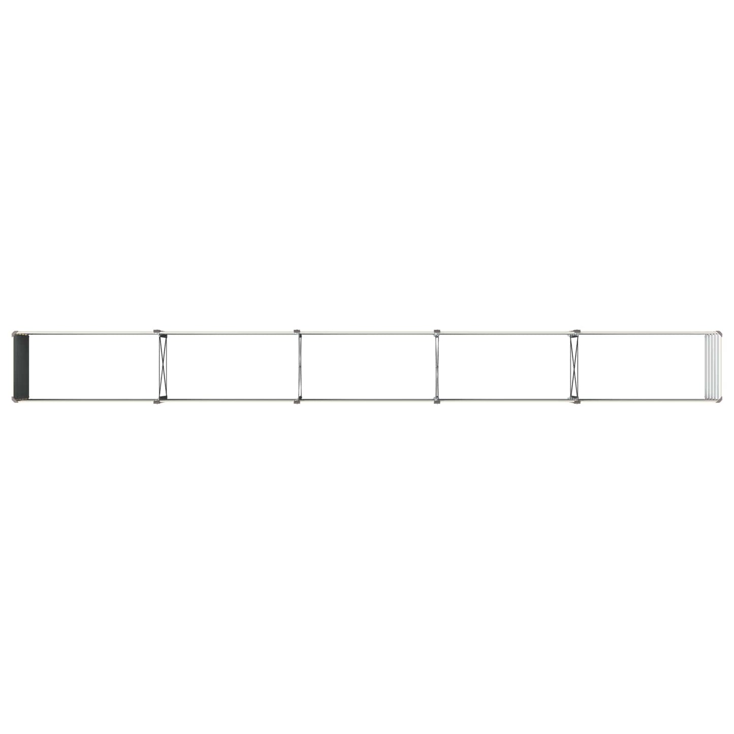 vidaXL Raised Garden Bed Ivory 400 x 40 x 55 cm cold-rolled steel