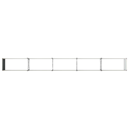 vidaXL Raised Garden Bed Ivory 400 x 40 x 55 cm cold-rolled steel
