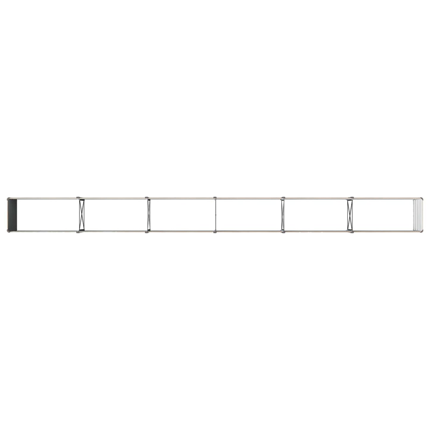 vidaXL Raised Garden Bed Wood Brown 480 x 40 x 55 cm cold-rolled steel