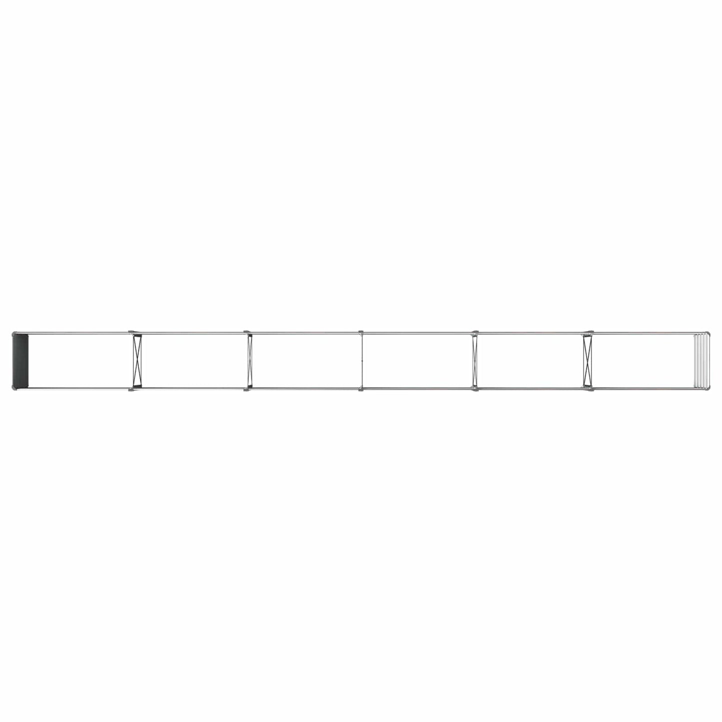 vidaXL Raised Garden Bed Black 480 x 40 x 55 cm cold-rolled steel