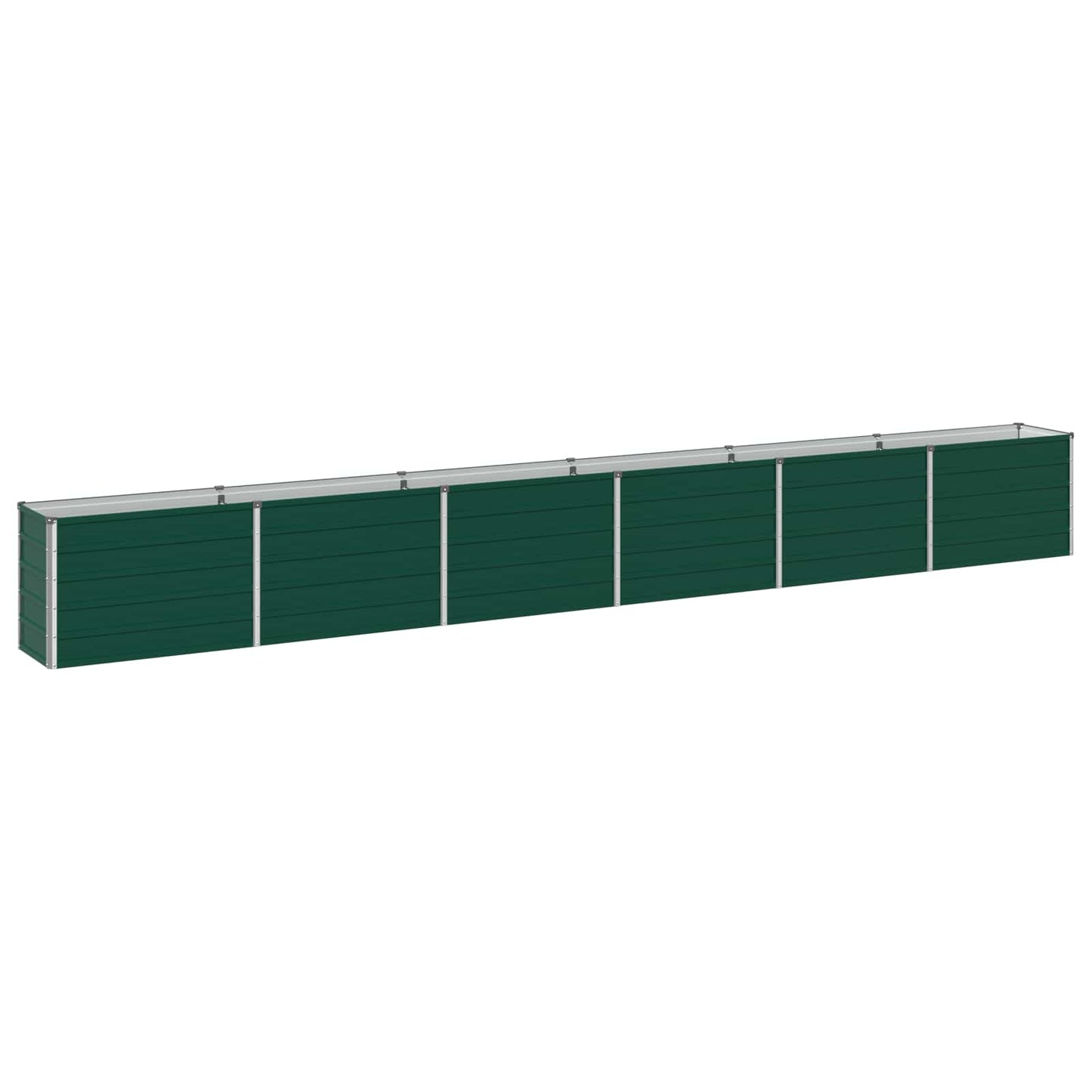 vidaXL Raised Garden Bed Green 480 x 40 x 55 cm cold-rolled steeel