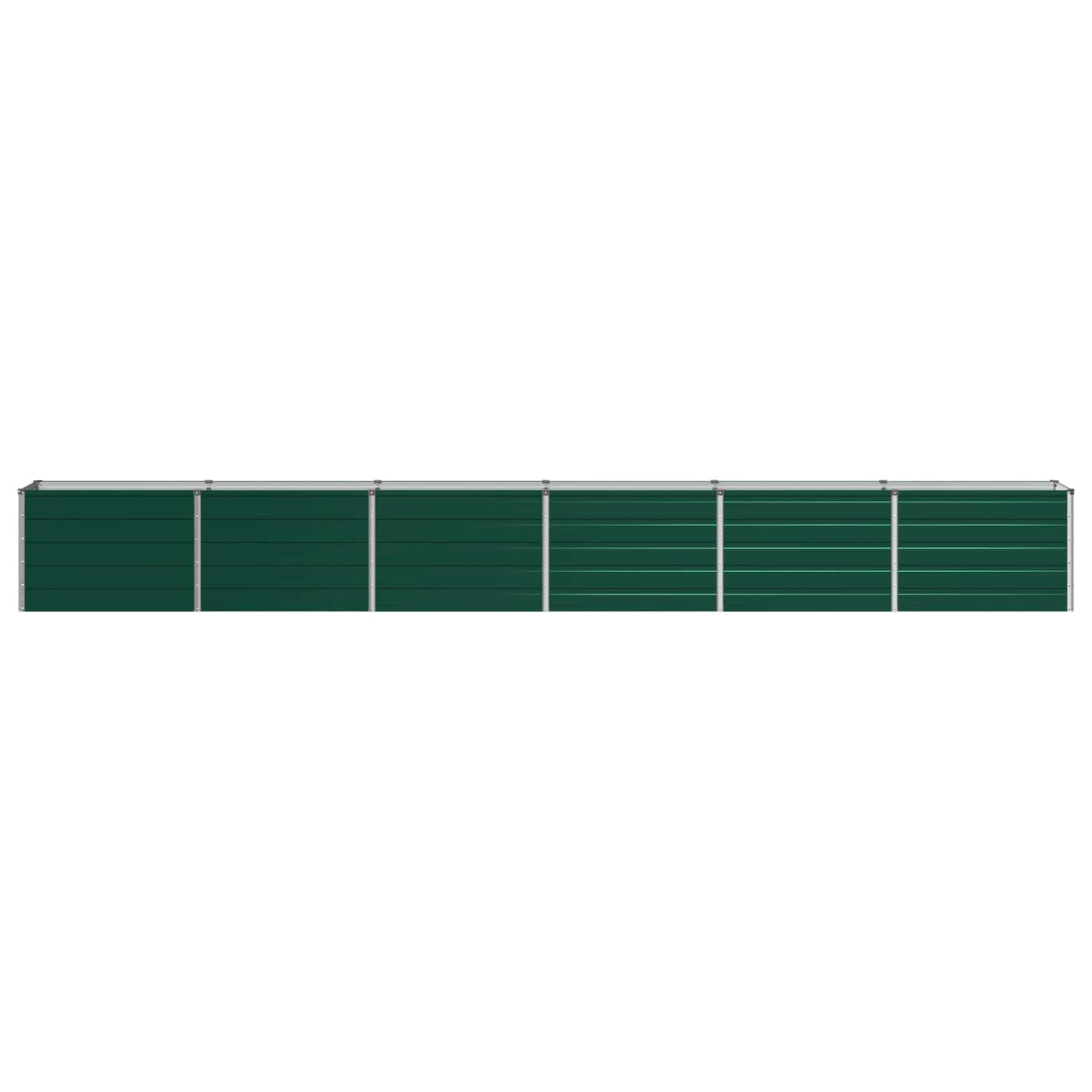 vidaXL Raised Garden Bed Green 480 x 40 x 55 cm cold-rolled steeel