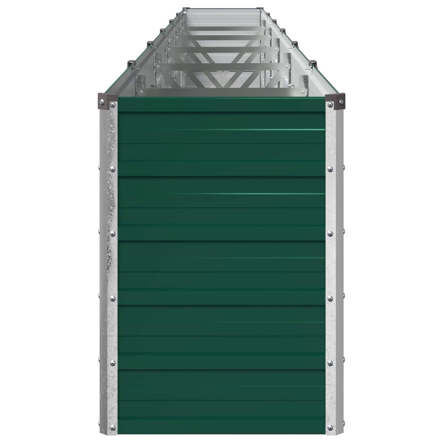 vidaXL Raised Garden Bed Green 480 x 40 x 55 cm cold-rolled steeel
