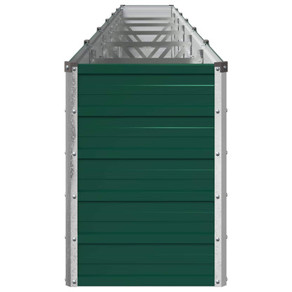 vidaXL Raised Garden Bed Green 480 x 40 x 55 cm cold-rolled steeel