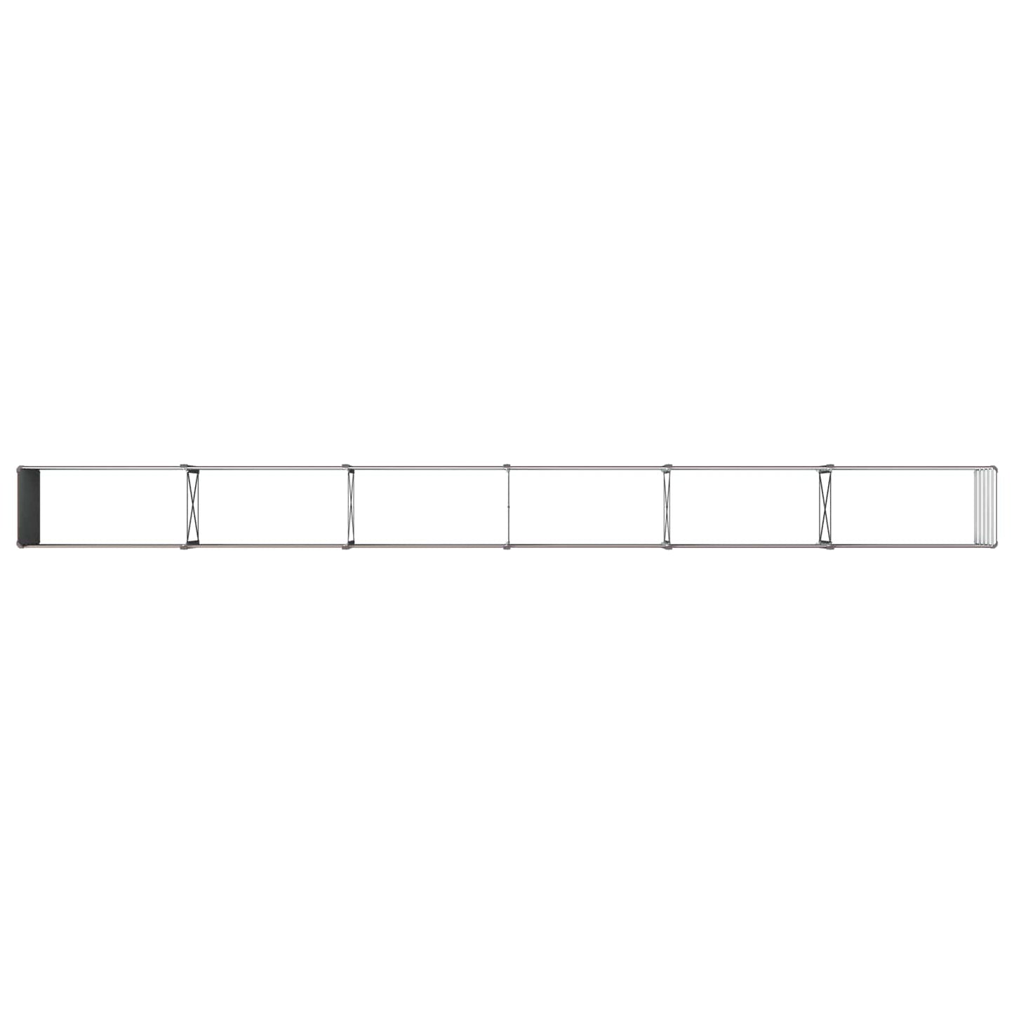 vidaXL Raised Garden Bed Brown 480 x 40 x 55 cm cold-rolled steel