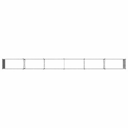 vidaXL Raised Garden Bed Silver 480 x 40 x 55 cm galvanized