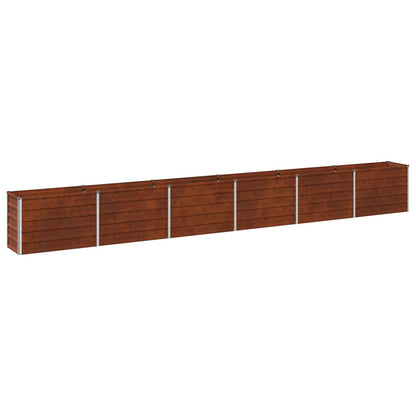 vidaXL Raised Garden Bed Rusty 480 x 40 x 55 cm corton