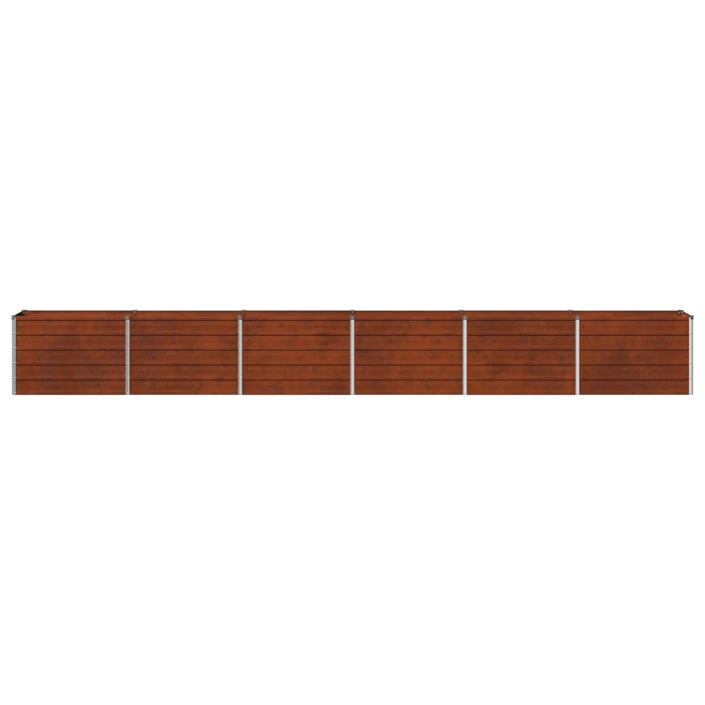 vidaXL Raised Garden Bed Rusty 480 x 40 x 55 cm corton