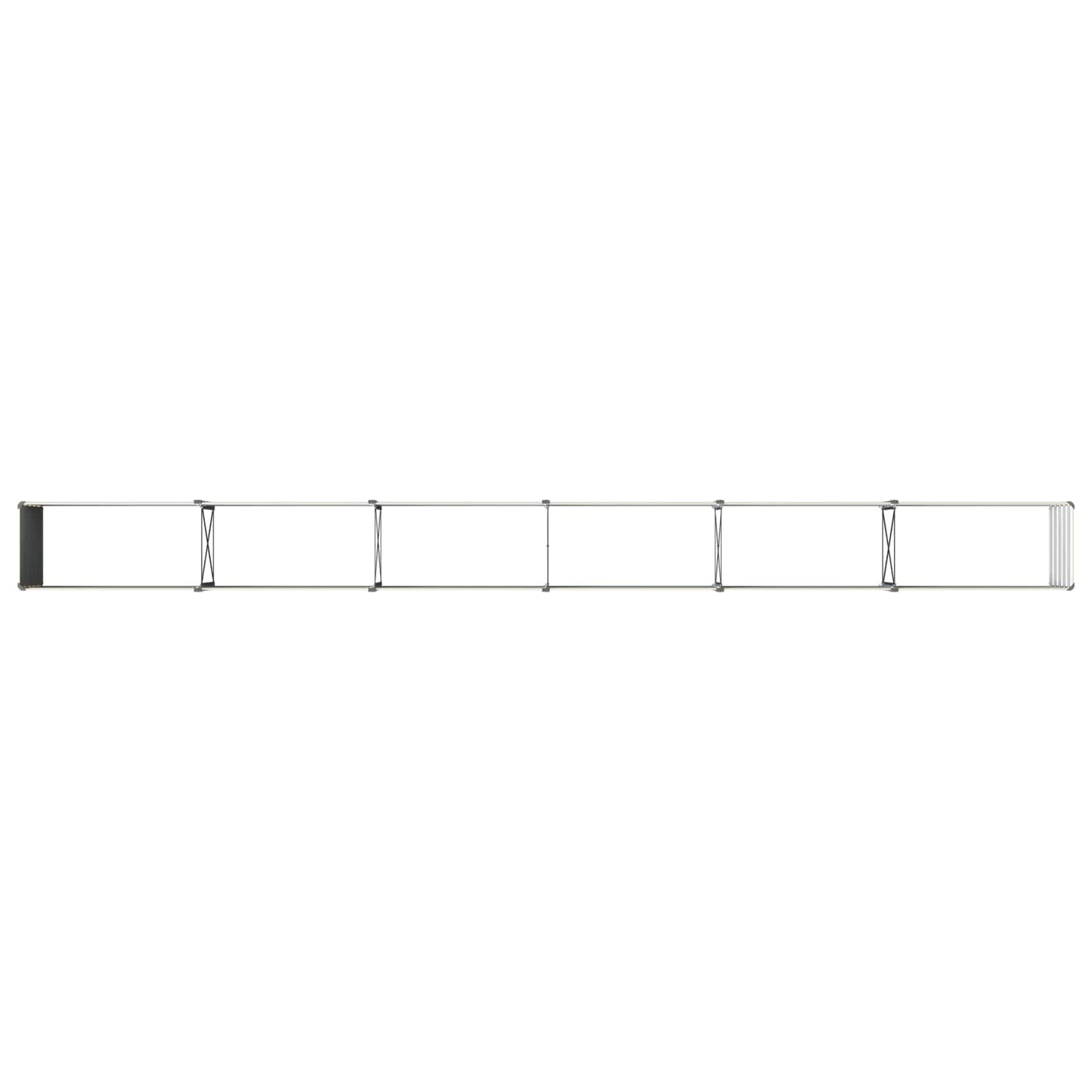 vidaXL Raised Garden Bed Ivory 480 x 40 x 55 cm cold-rolled steel
