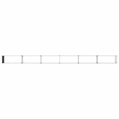 vidaXL Raised Garden Bed Wood Brown 600 x 40 x 55 cm cold-rolled steel