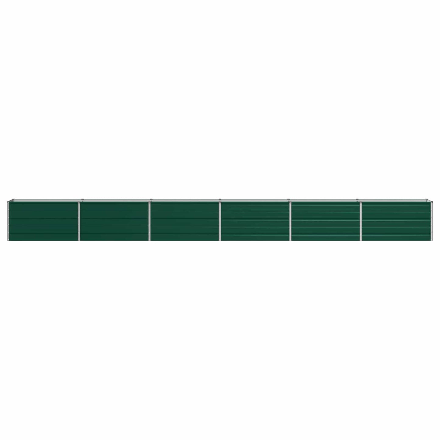 vidaXL Raised Garden Bed Green 600 x 40 x 55 cm cold-rolled steeel