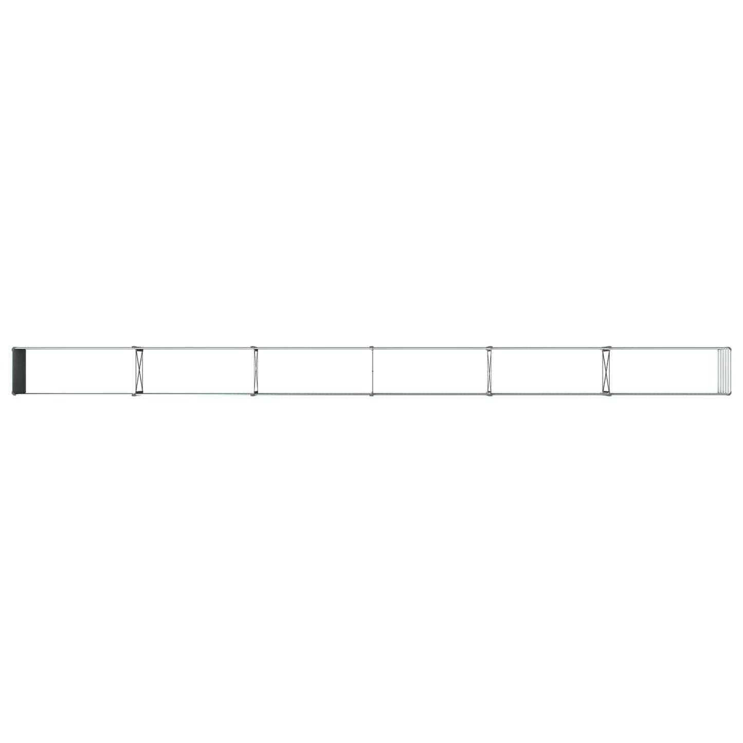 vidaXL Raised Garden Bed Green 600 x 40 x 55 cm cold-rolled steeel