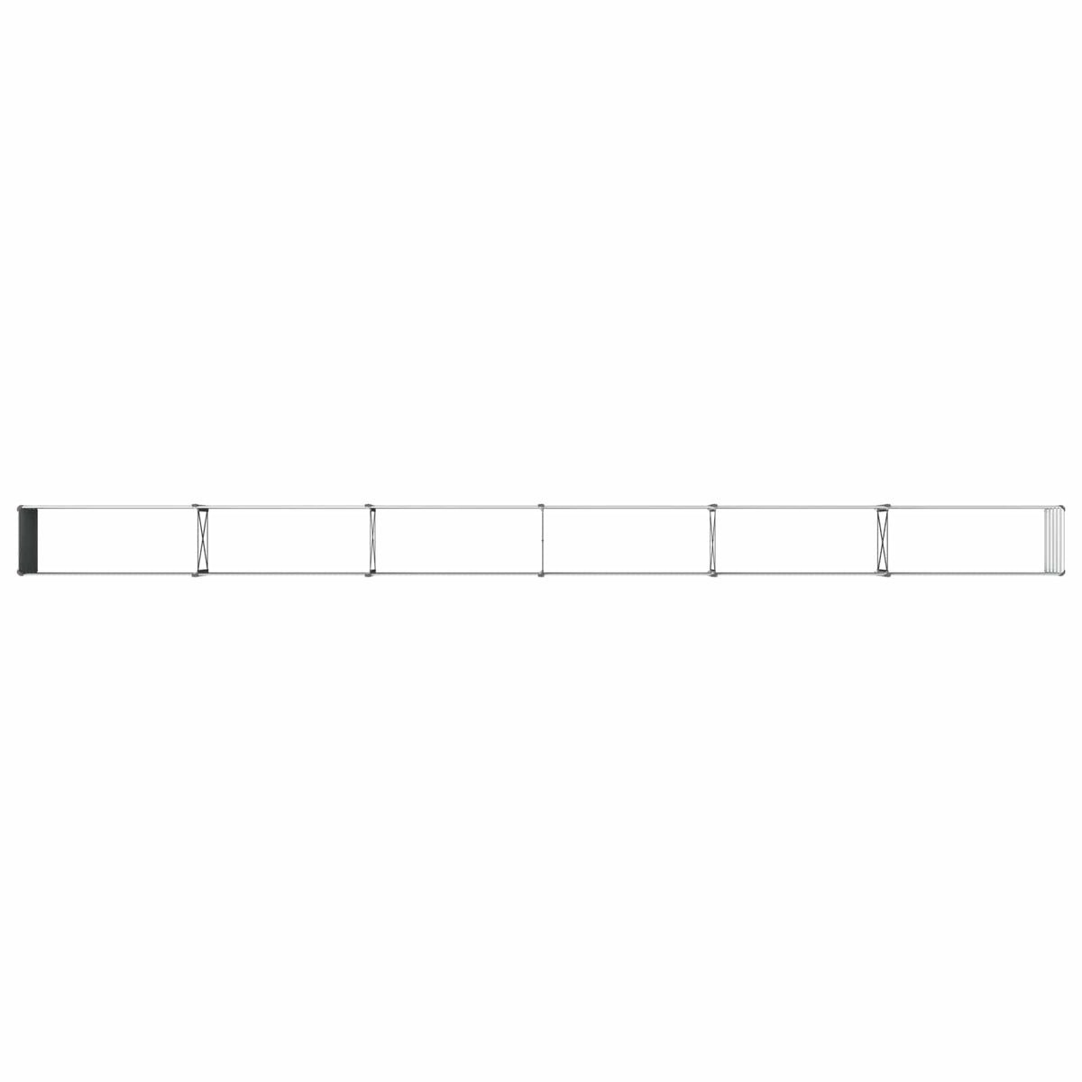 vidaXL Raised Garden Bed Grey 600 x 40 x 55 cm Galvanised Steel