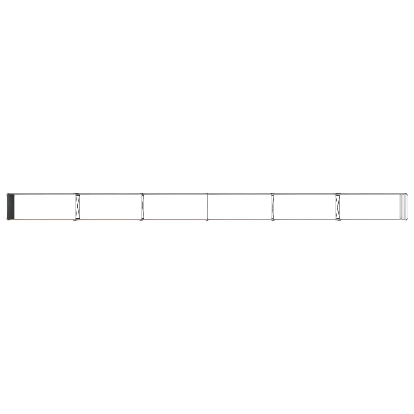 vidaXL Raised Garden Bed Brown 600 x 40 x 55 cm cold-rolled steel