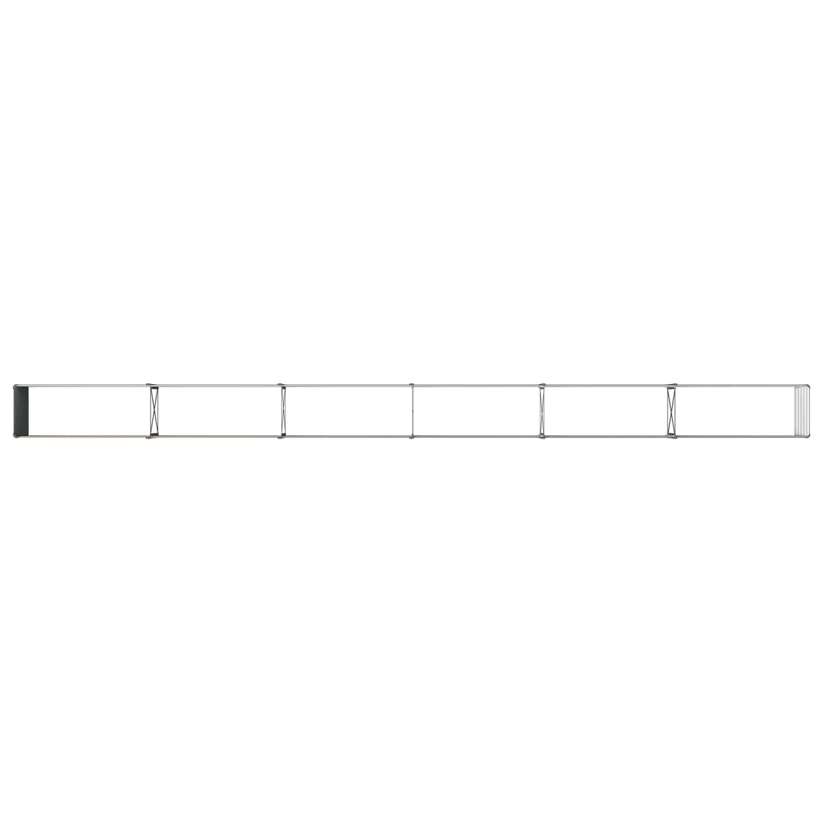 vidaXL Raised Garden Bed Brown 600 x 40 x 55 cm Galvanised Steel