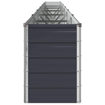 vidaXL Raised Garden Bed Anthracite 600 x 40 x 55 cm cold-rolled steel