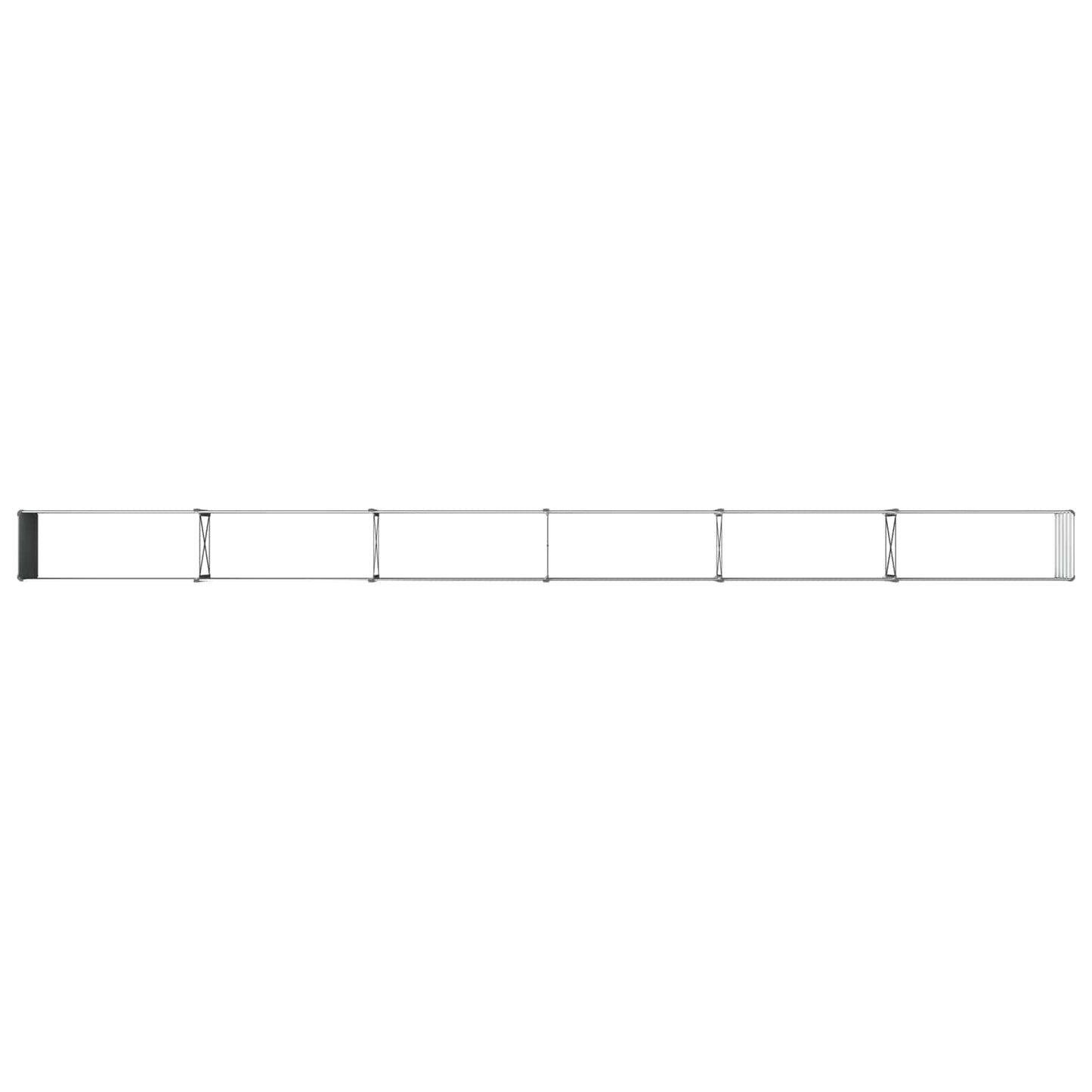 vidaXL Raised Garden Bed Anthracite 600 x 40 x 55 cm cold-rolled steel