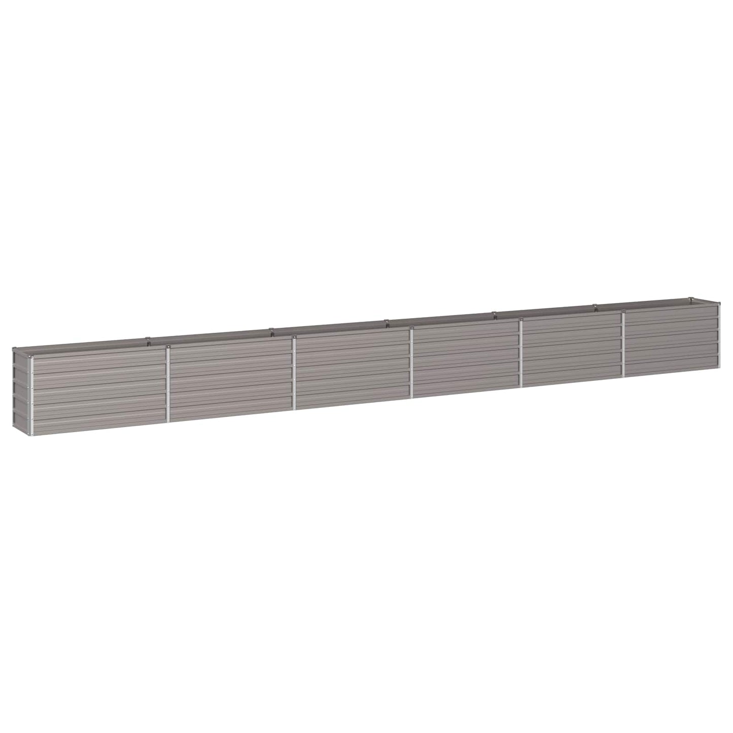 vidaXL Raised Garden Bed Rusty 600 x 40 x 55 cm corton