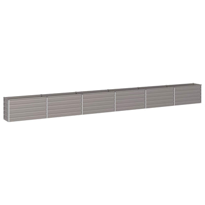 vidaXL Raised Garden Bed Rusty 600 x 40 x 55 cm corton