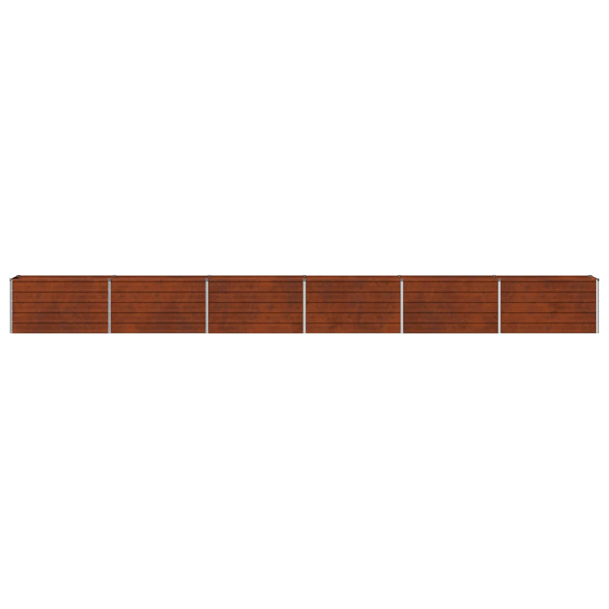 vidaXL Raised Garden Bed Weathering Steel 600 x 40 x 55 cm