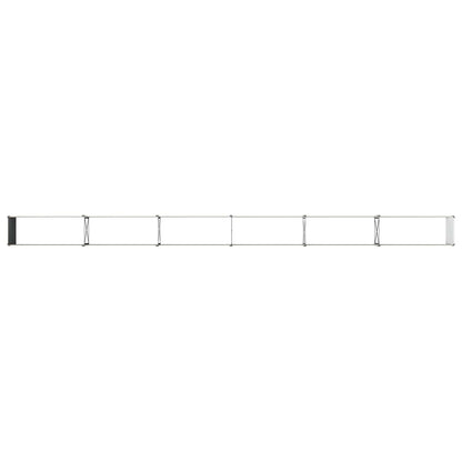 vidaXL Raised Garden Bed Ivory 600 x 40 x 55 cm cold-rolled steel
