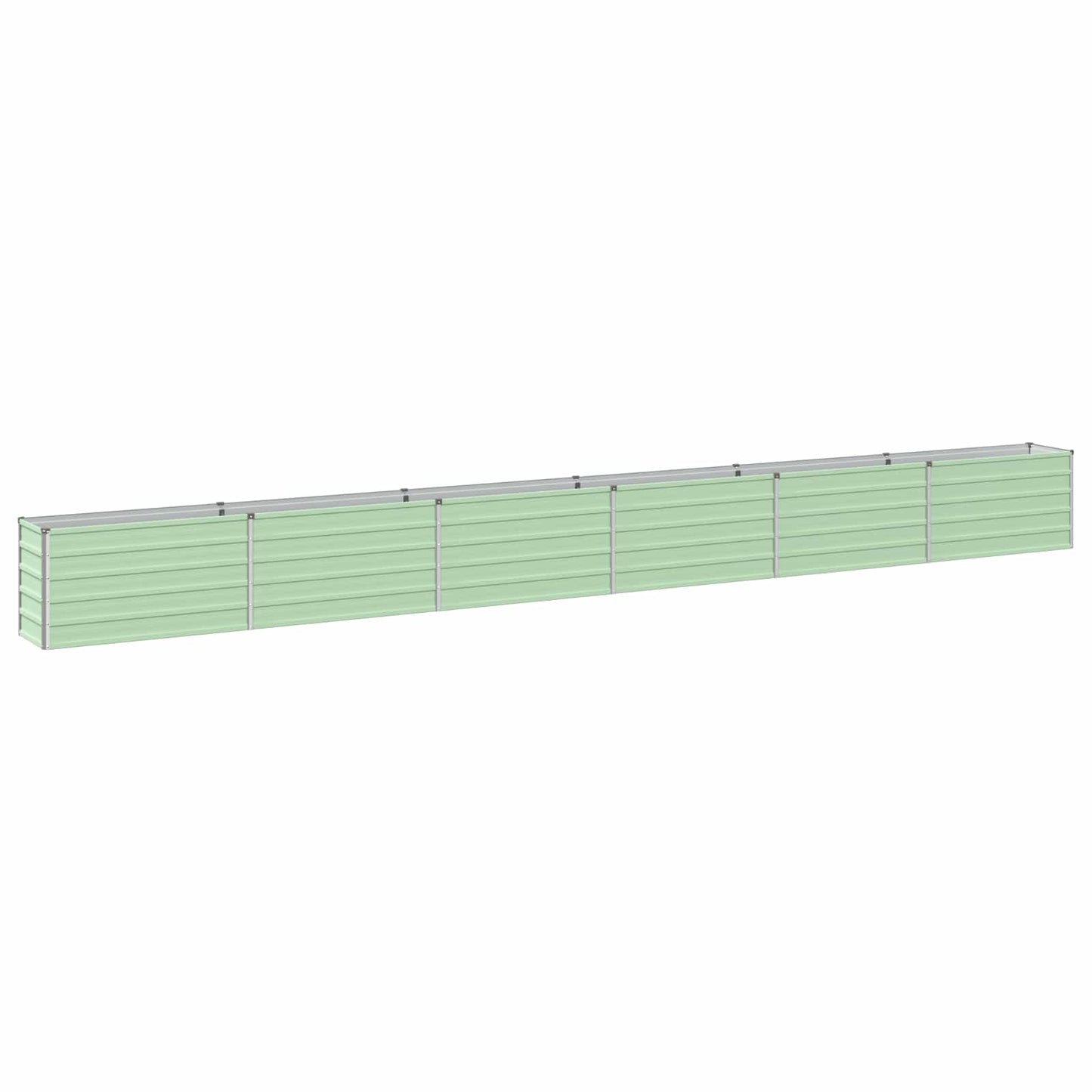 vidaXL Raised Garden Bed Pastel Green 600 x 40 x 55 cm