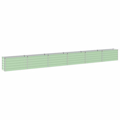 vidaXL Raised Garden Bed Pastel Green 600 x 40 x 55 cm