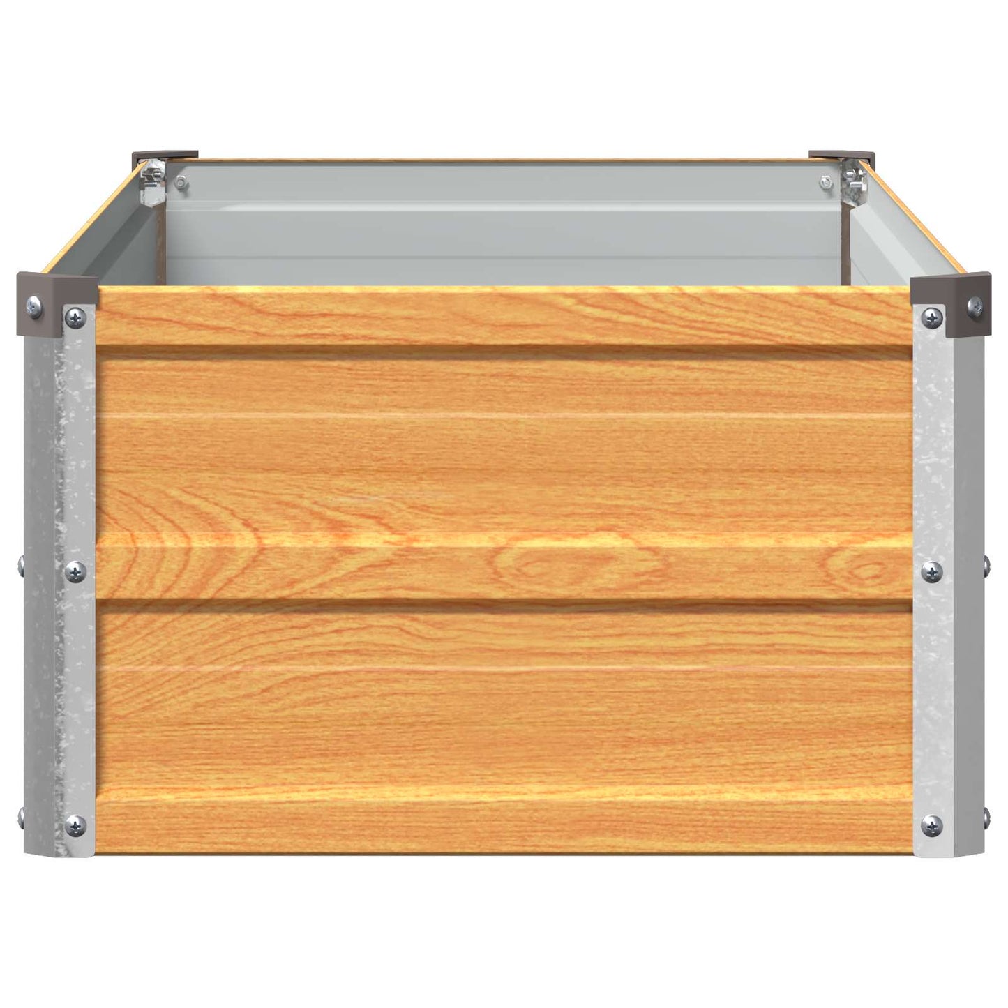 vidaXL Raised Garden Bed Natural 100 x 40 x 24 cm cold-rolled steel