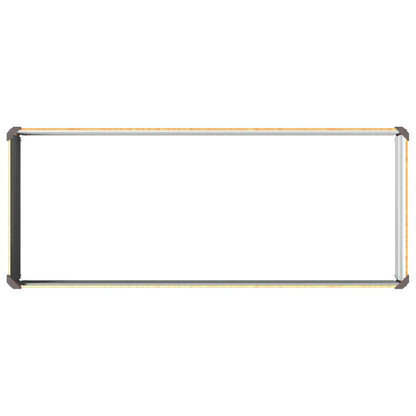 vidaXL Raised Garden Bed Natural 100 x 40 x 24 cm cold-rolled steel