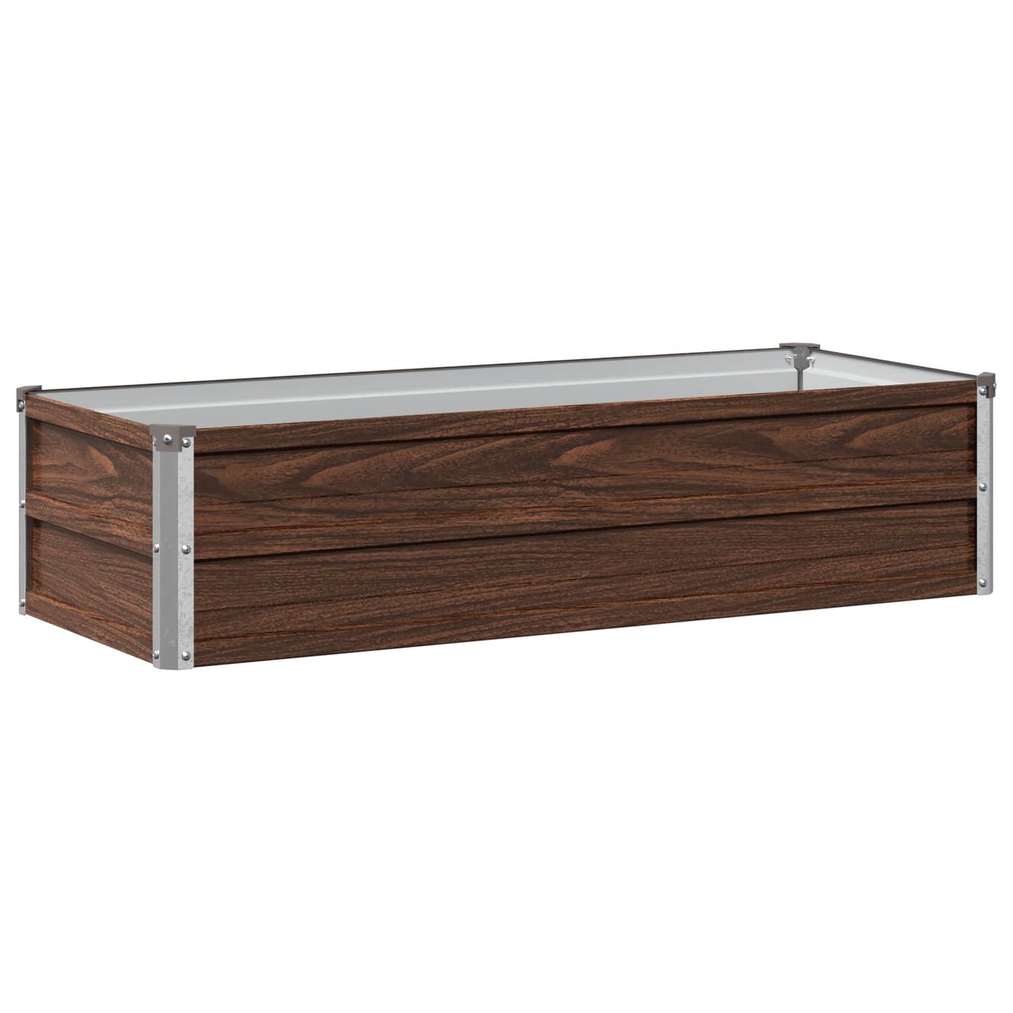 vidaXL Raised Garden Bed Black 100 x 40 x 24 cm cold-rolled steel