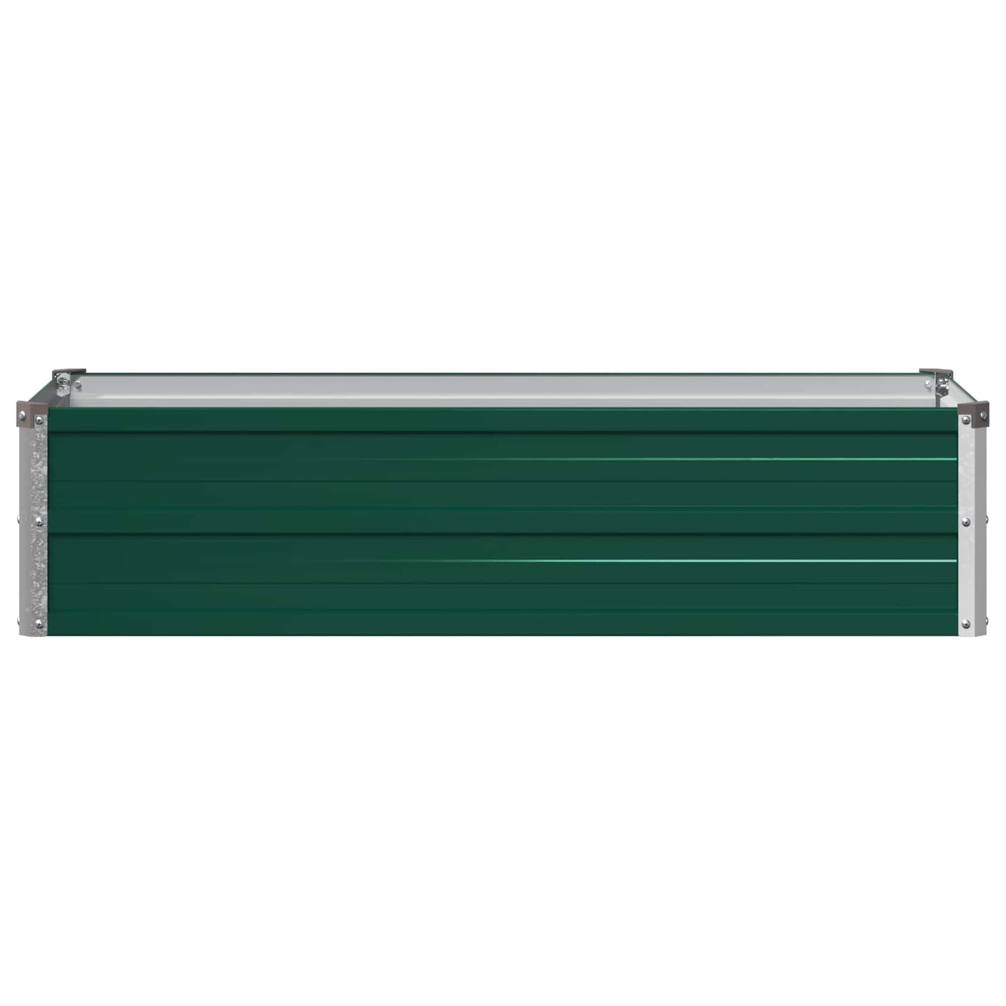 vidaXL Raised Garden Bed Green 100 x 40 x 24 cm cold-rolled steeel