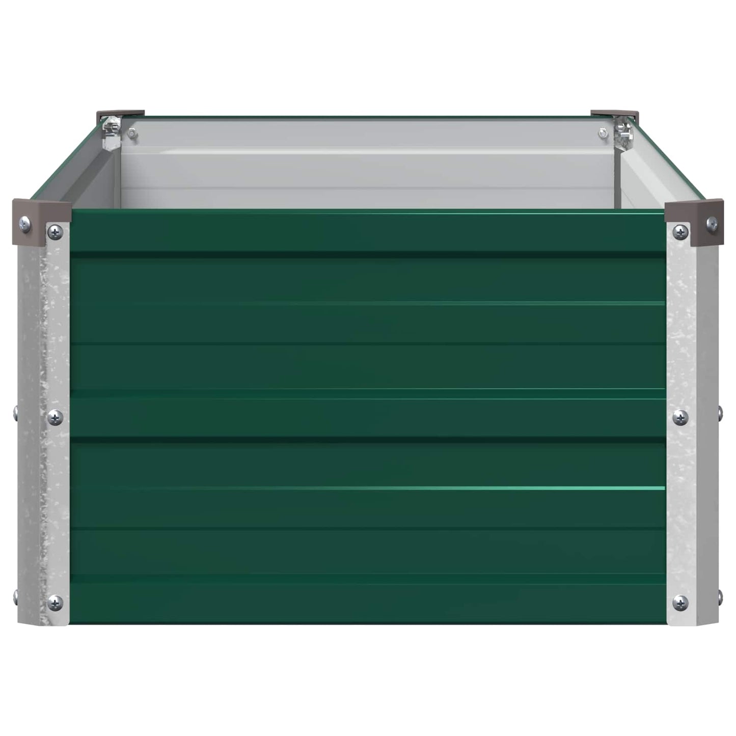 vidaXL Raised Garden Bed Green 100 x 40 x 24 cm cold-rolled steeel