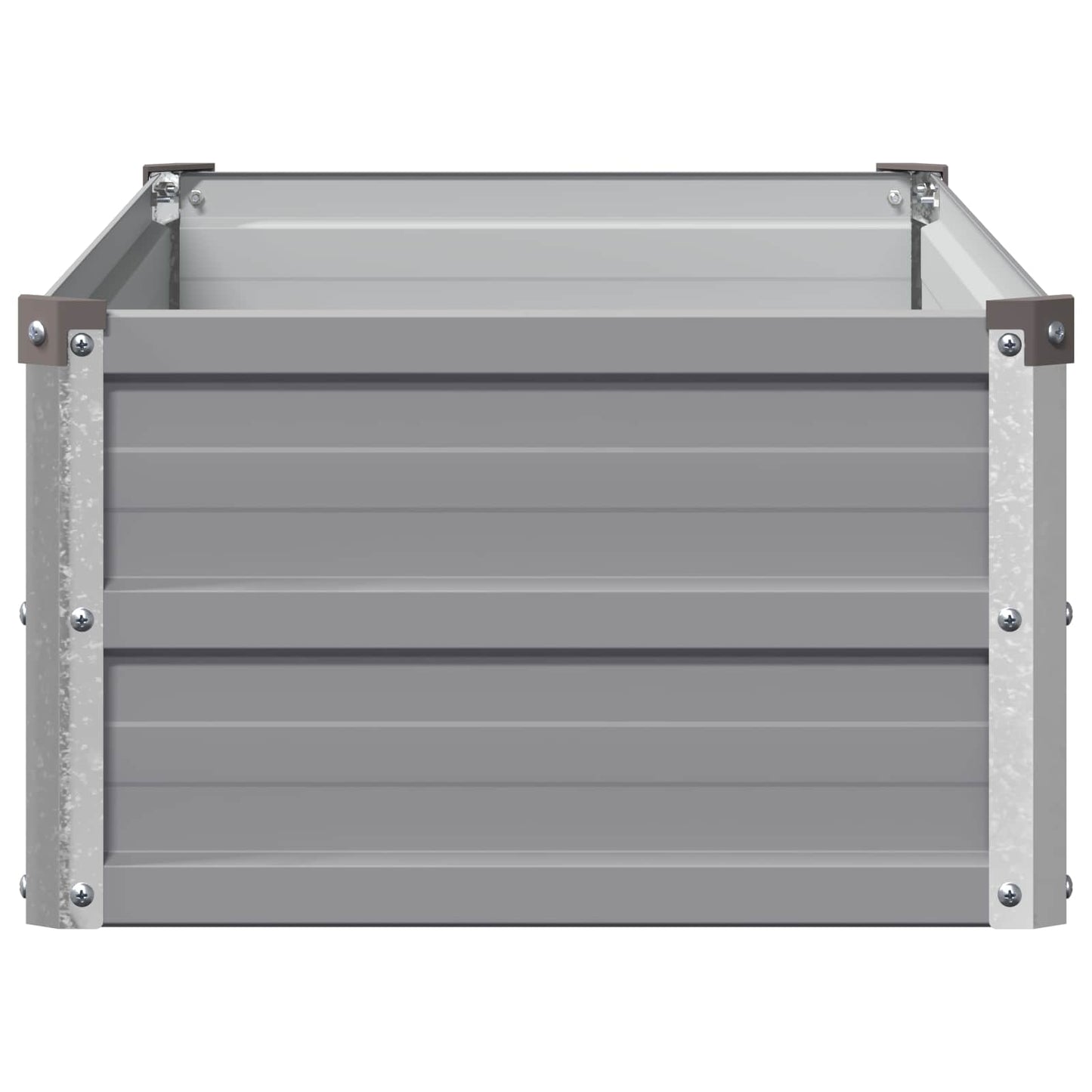vidaXL Raised Garden Bed Grey 100 x 40 x 24 cm cold-rolled steel