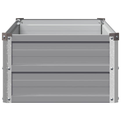 vidaXL Raised Garden Bed Grey 100 x 40 x 24 cm cold-rolled steel