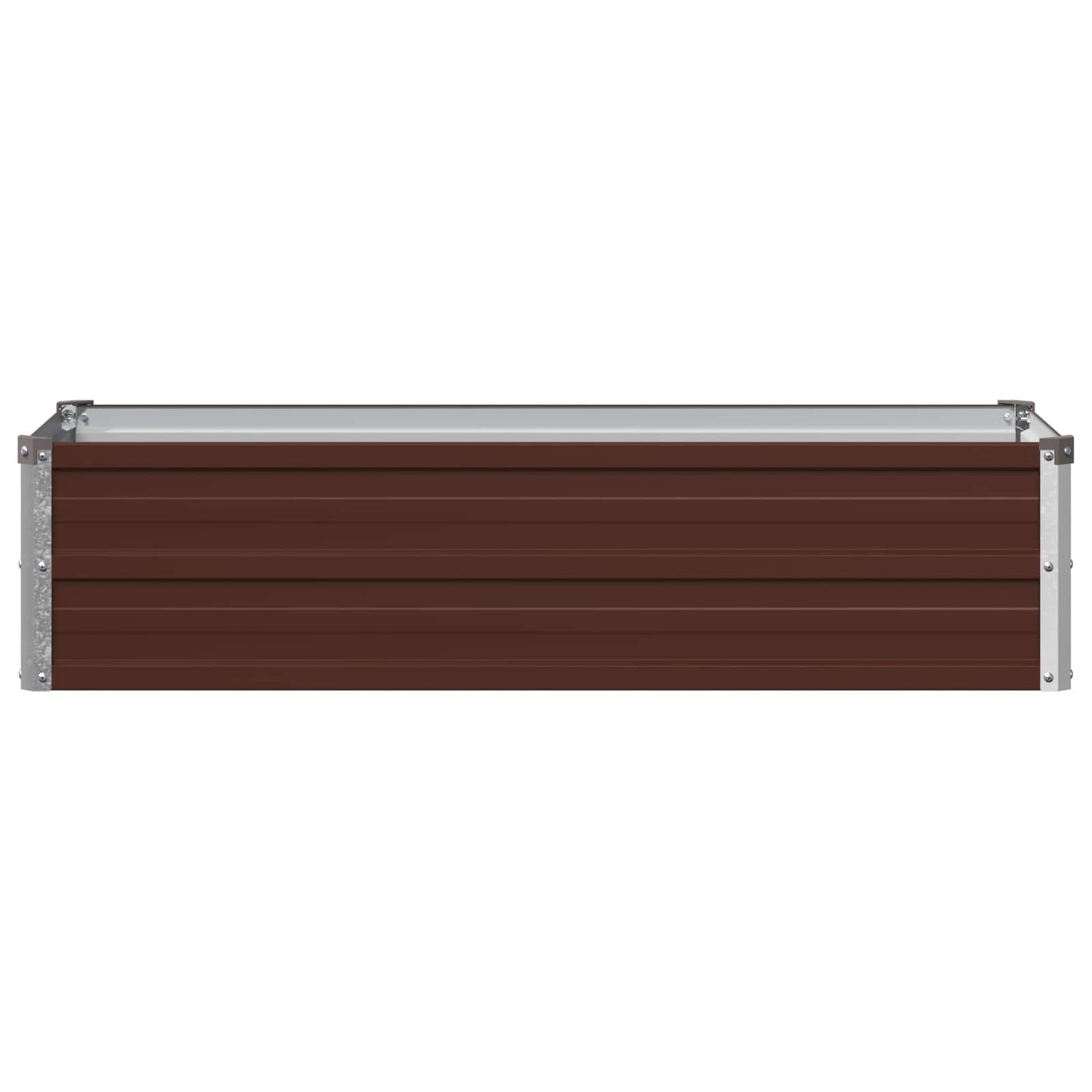 vidaXL Raised Garden Bed Brown 100 x 40 x 24 cm cold-rolled steel