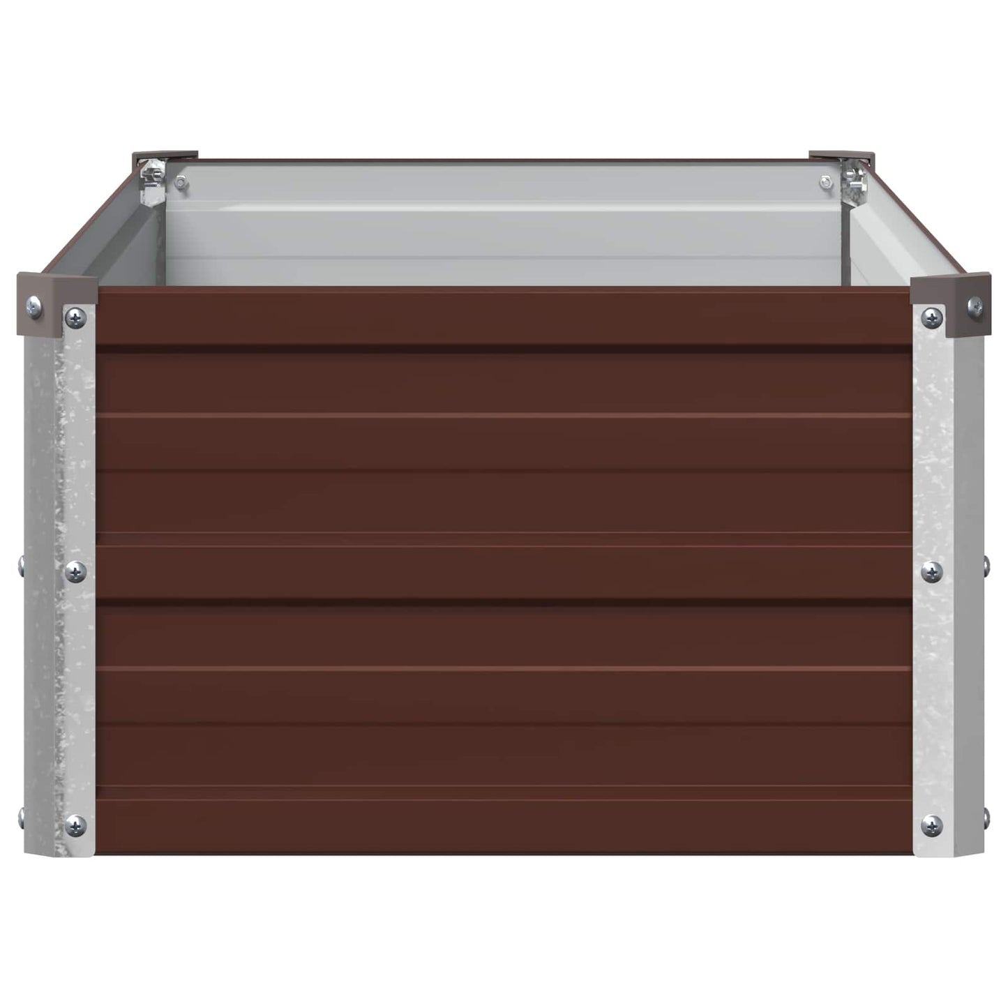 vidaXL Raised Garden Bed Brown 100 x 40 x 24 cm cold-rolled steel