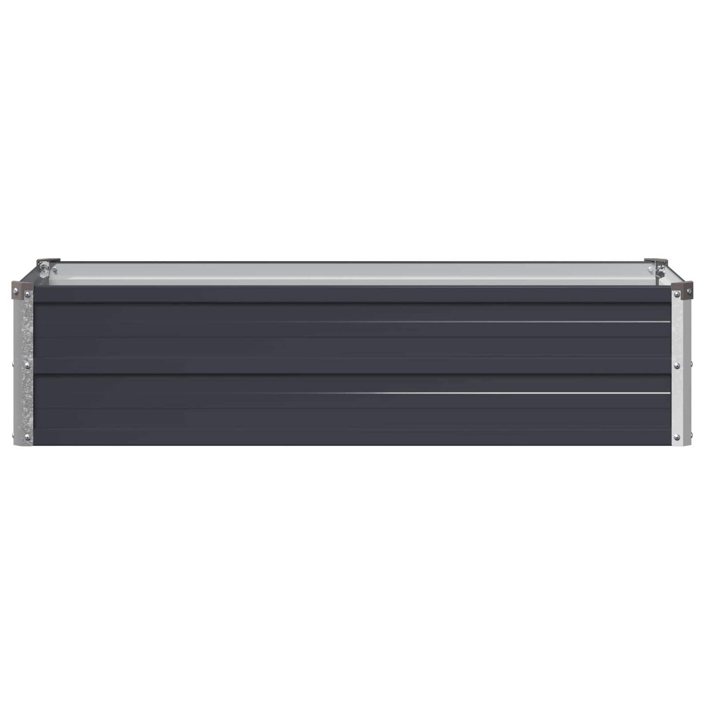 vidaXL Raised Garden Bed Anthracite 100 x 40 x 24 cm cold-rolled steel