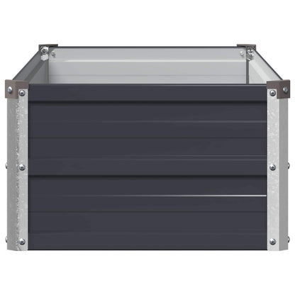 vidaXL Raised Garden Bed Anthracite 100 x 40 x 24 cm cold-rolled steel