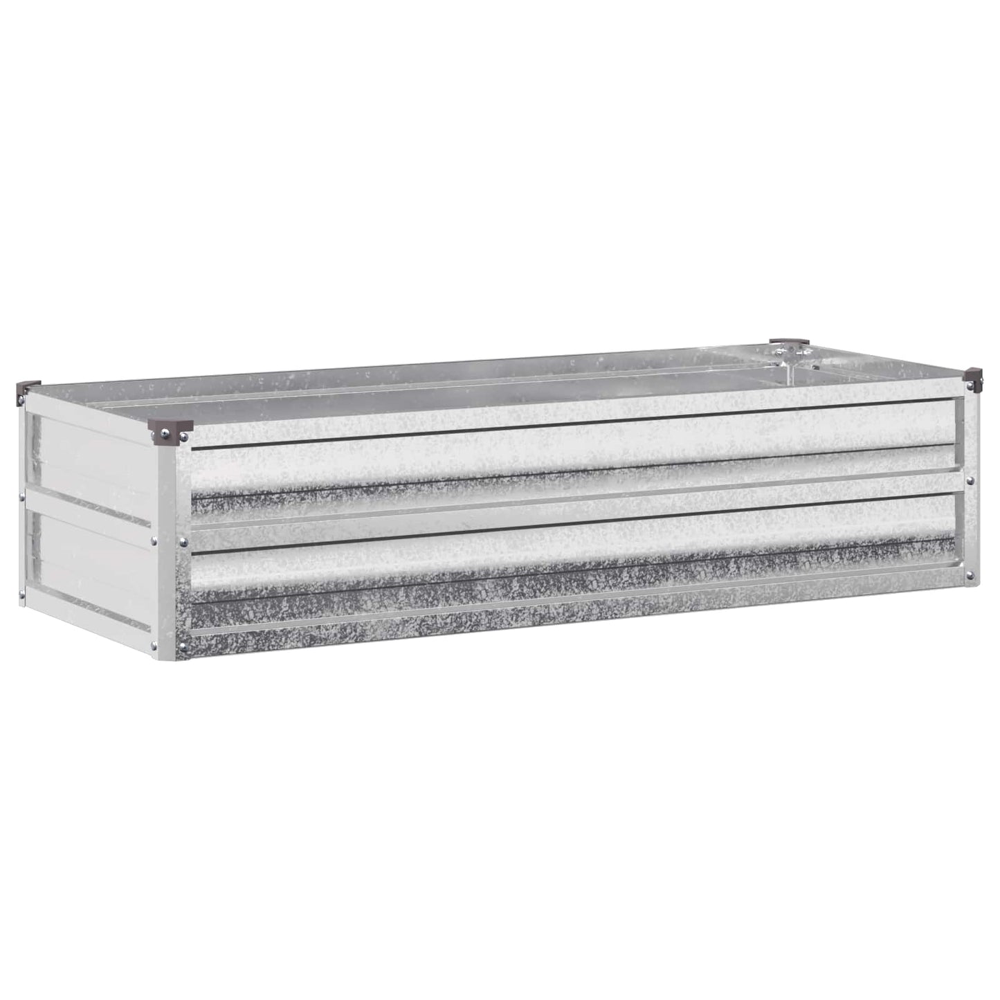 vidaXL Raised Garden Bed Silver 100 x 40 x 24 cm galvanized