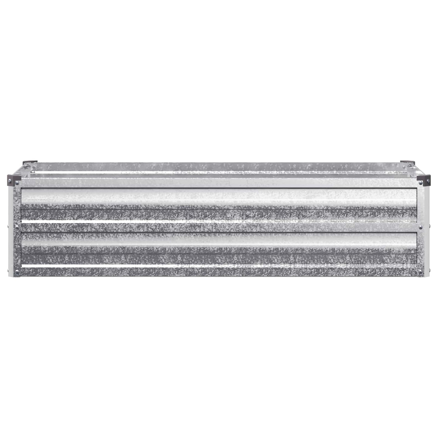 vidaXL Raised Garden Bed Silver 100 x 40 x 24 cm galvanized