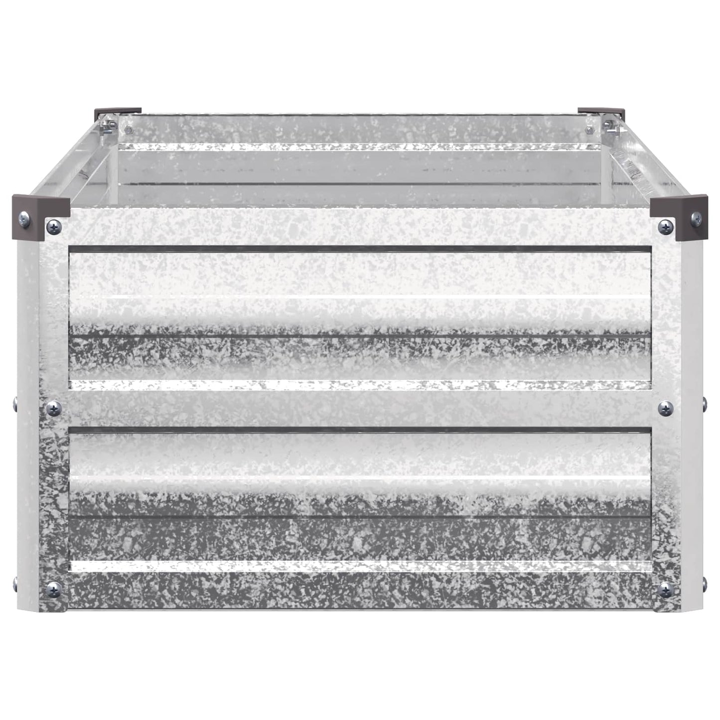 vidaXL Raised Garden Bed Silver 100 x 40 x 24 cm galvanized