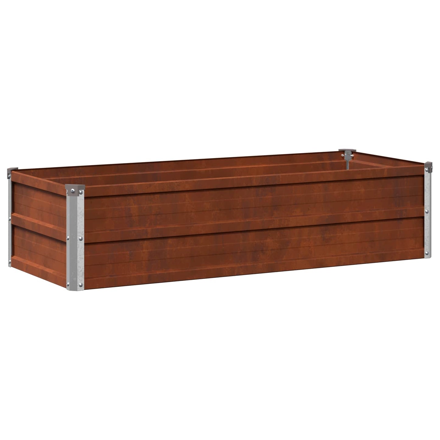 vidaXL Raised Garden Bed Rusty 100 x 40 x 24 cm corton