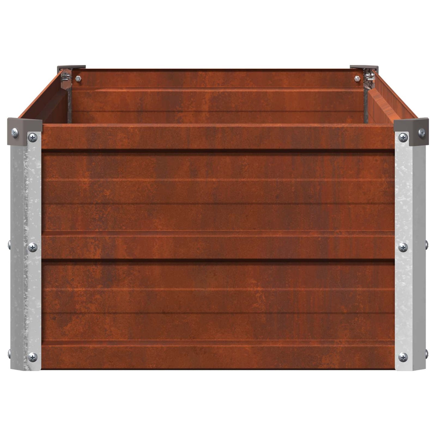 vidaXL Raised Garden Bed Rusty 100 x 40 x 24 cm corton